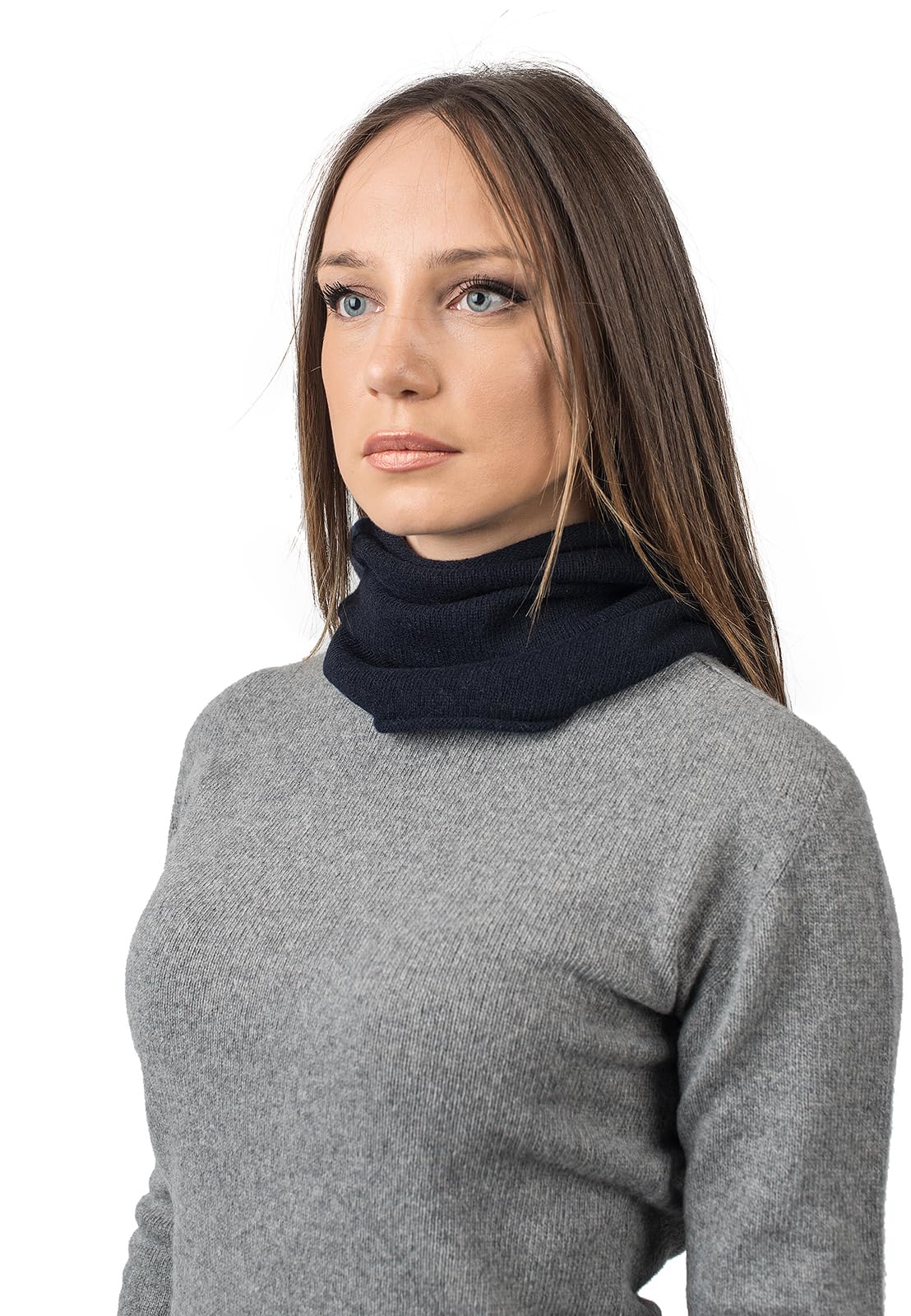 dalle-piane-cashmere-scarf-loopschal-beige-regenerierter-kaschmir image 4