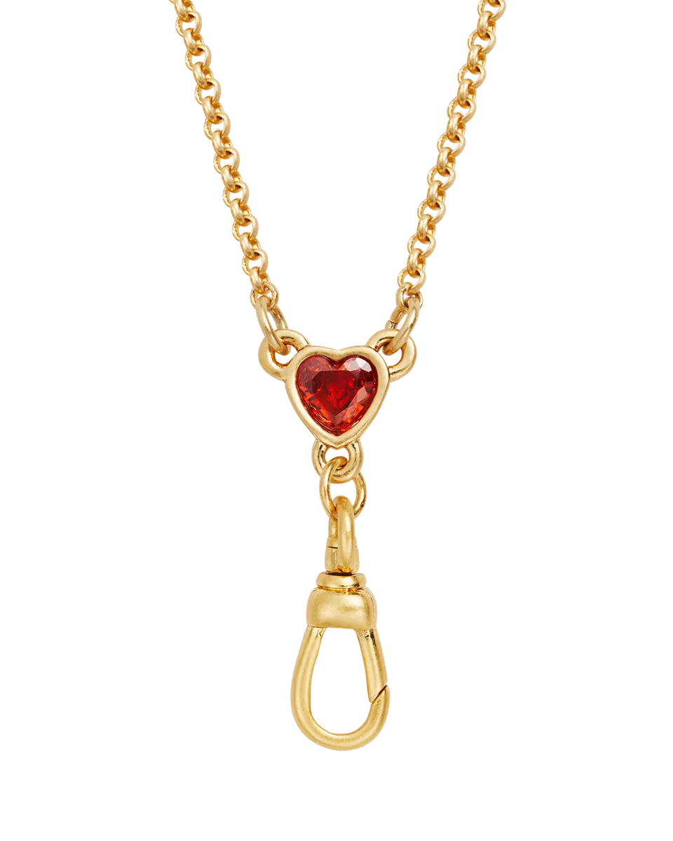 fable-england-love-heart-clasp-chain-kette-gold image 1