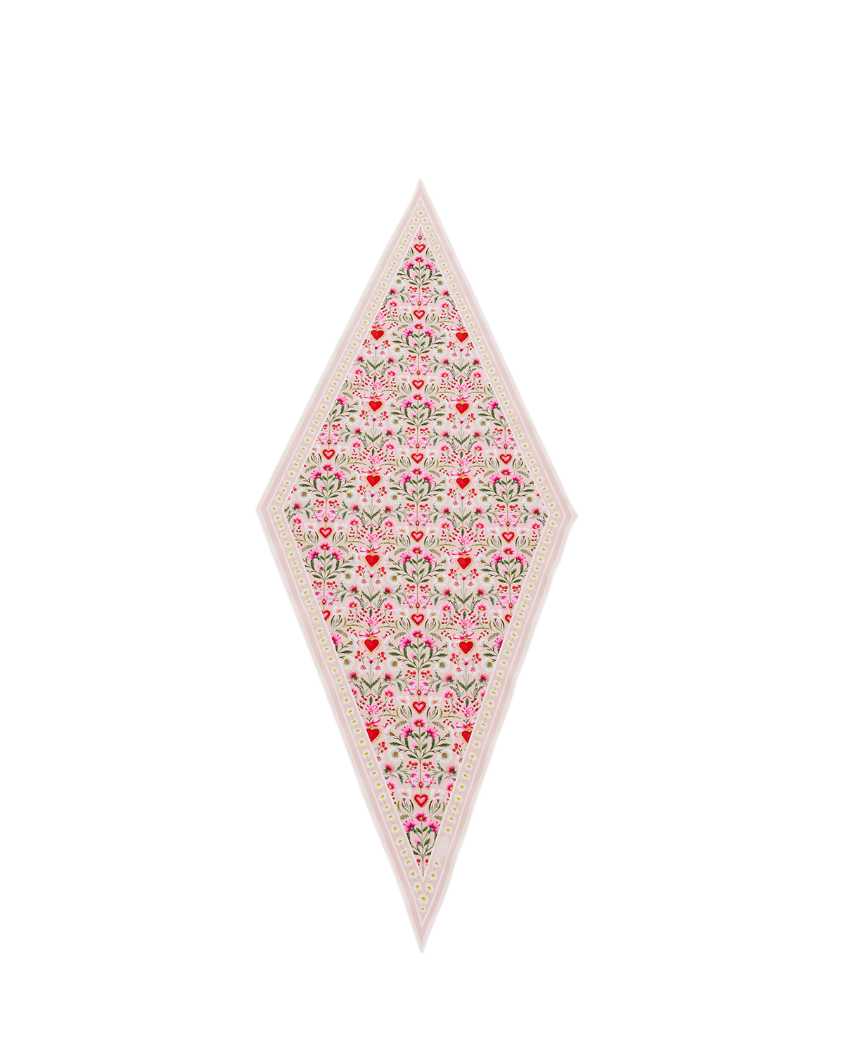 fable-england-penelope-dreieckstuch-rosa-herz-print image 3