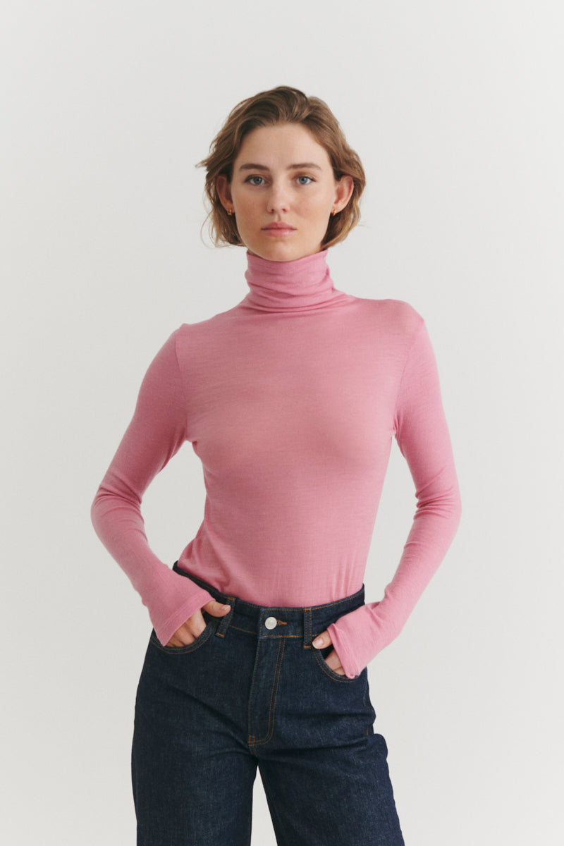 basic-apparel-rinja-t-neck-rollkragenshirt-cashmere-rose-wolle image 1