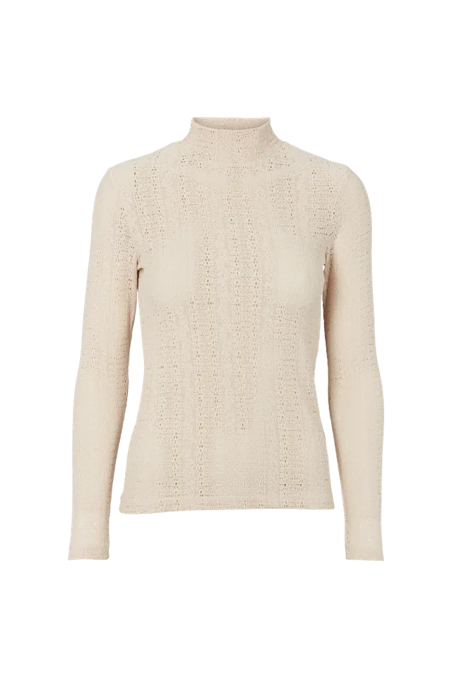basic-apparel-suvi-t-neck-pullover-white-swan-enger-fit image 1