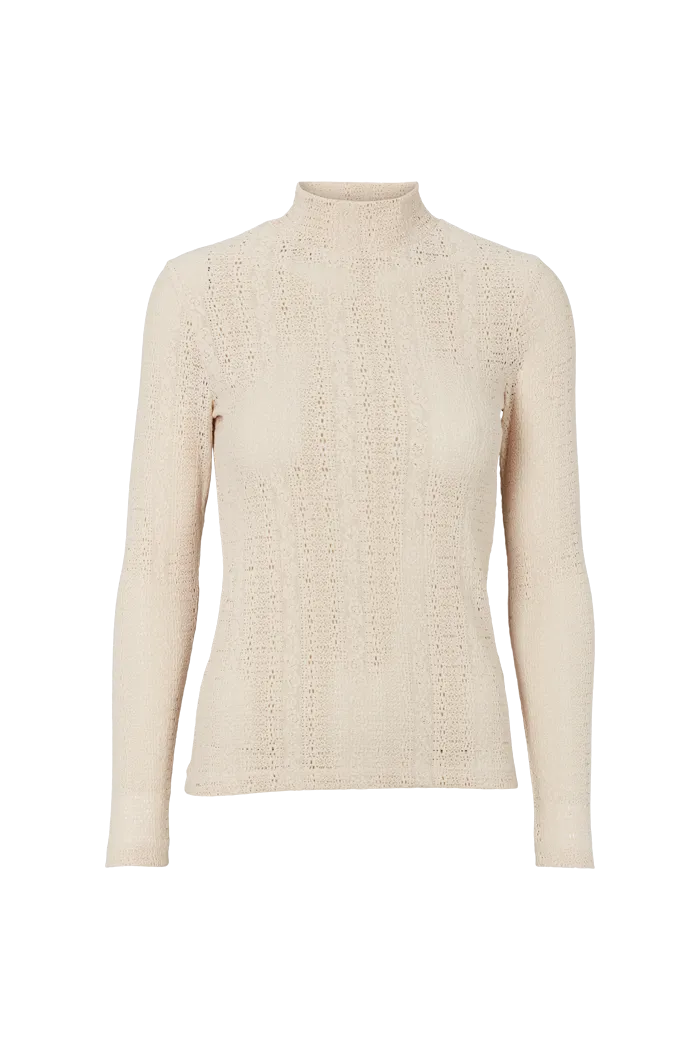 basic-apparel-suvi-t-neck-pullover-white-swan-enger-fit image 1