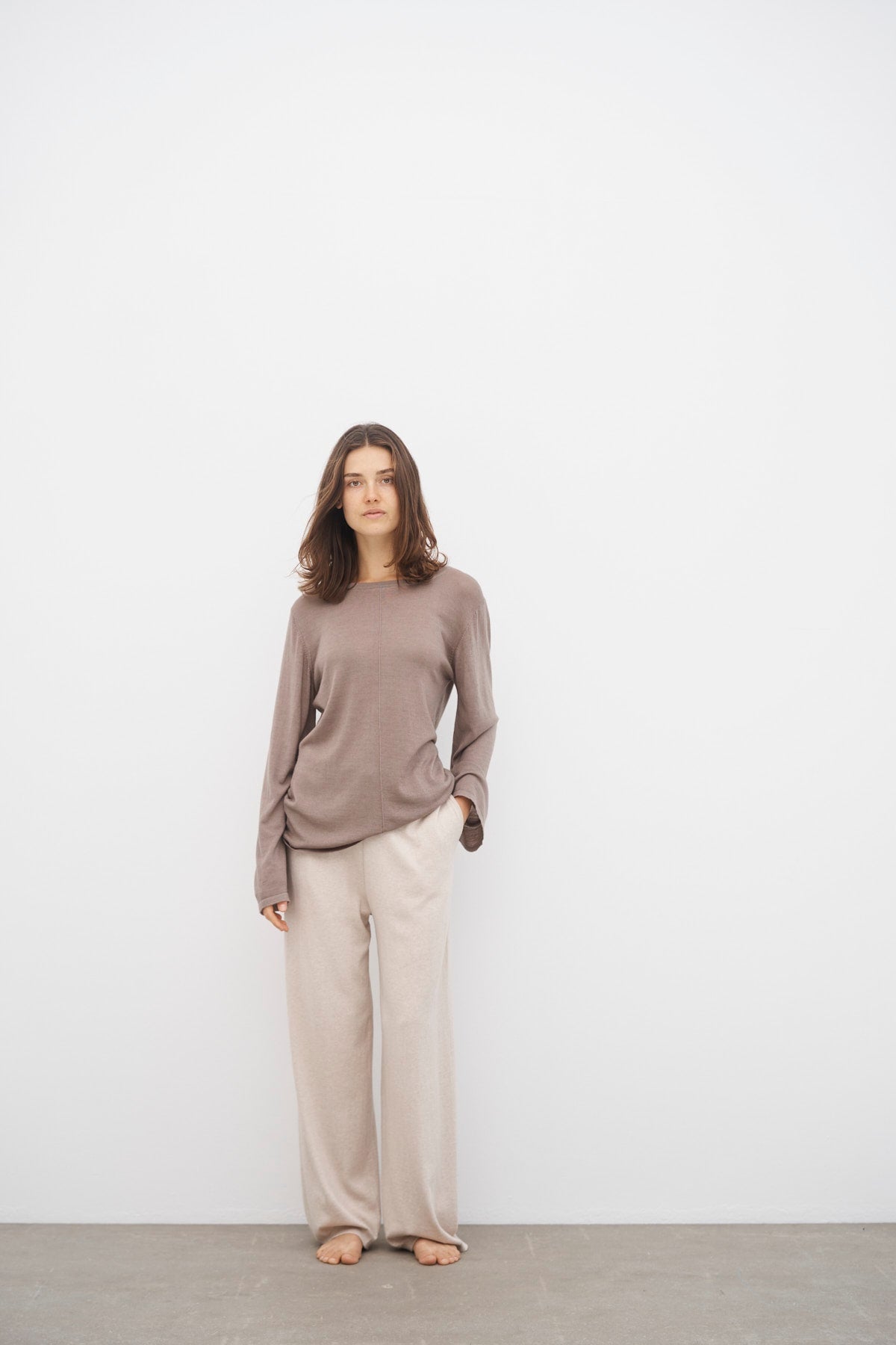 care-by-me-flow-kaschmirbluse-white-s-100-kaschmir-weit image 7