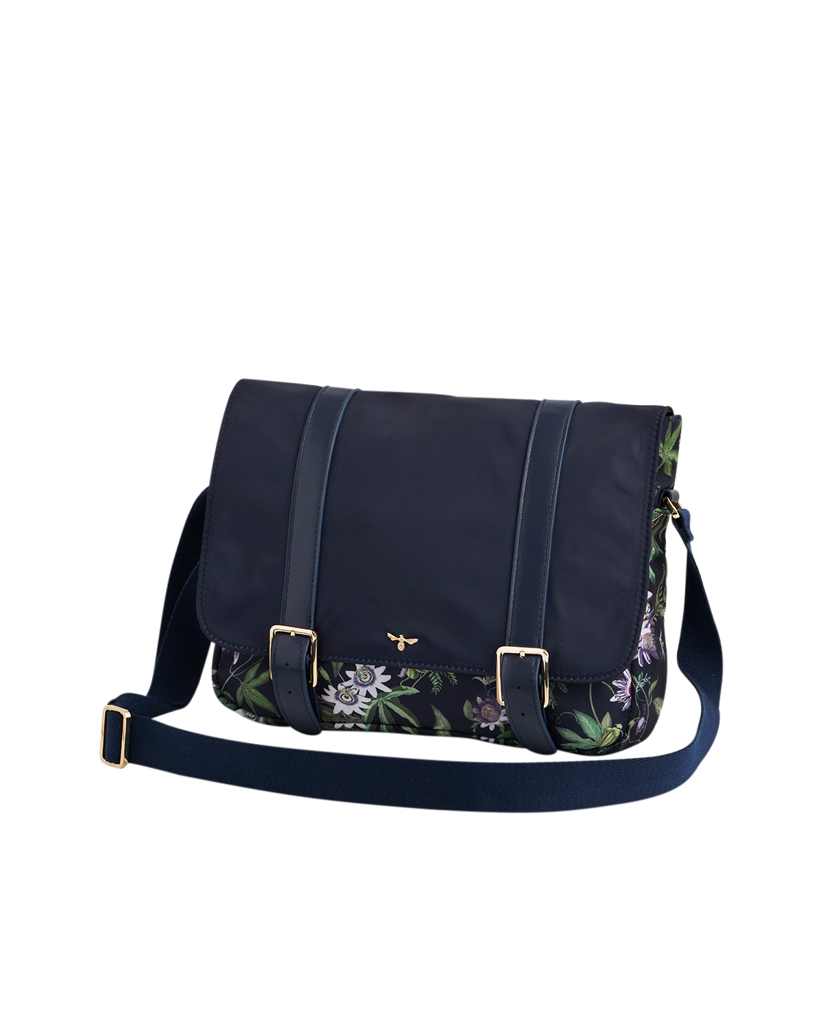 fable-england-passion-flower-satchel-tasche-navy image 4