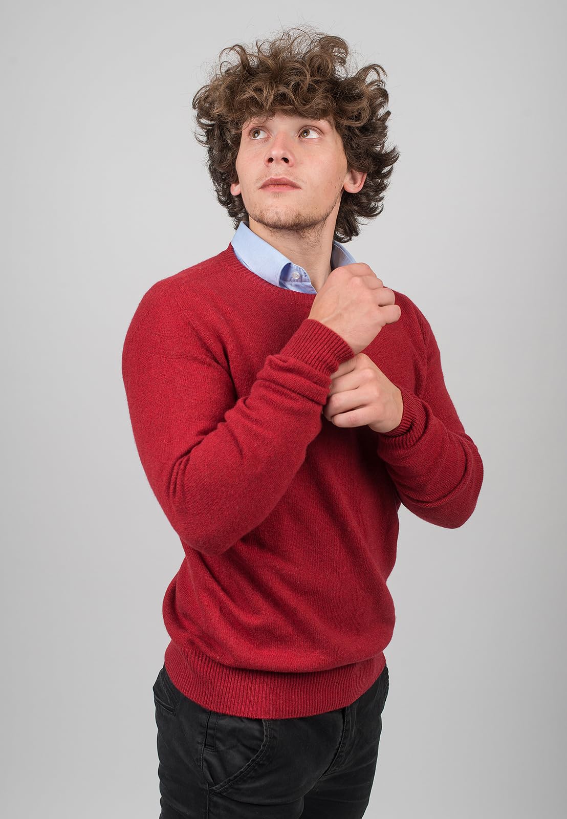 dalle-piane-cashmere-sweater-herrenpullover-xxl-grau image 2