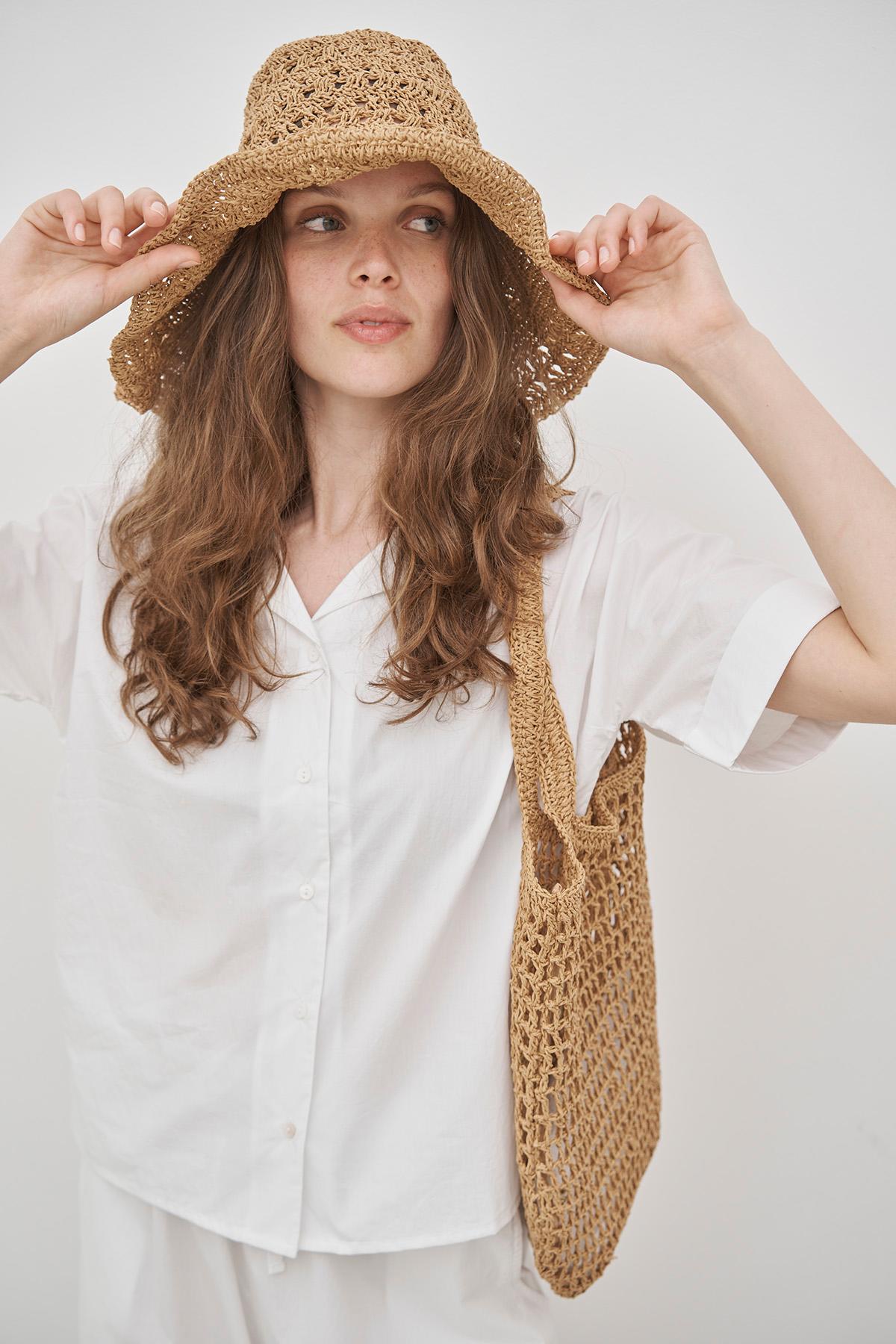 care-by-me-sienna-hat-sommerhut-raffia-nature image 2