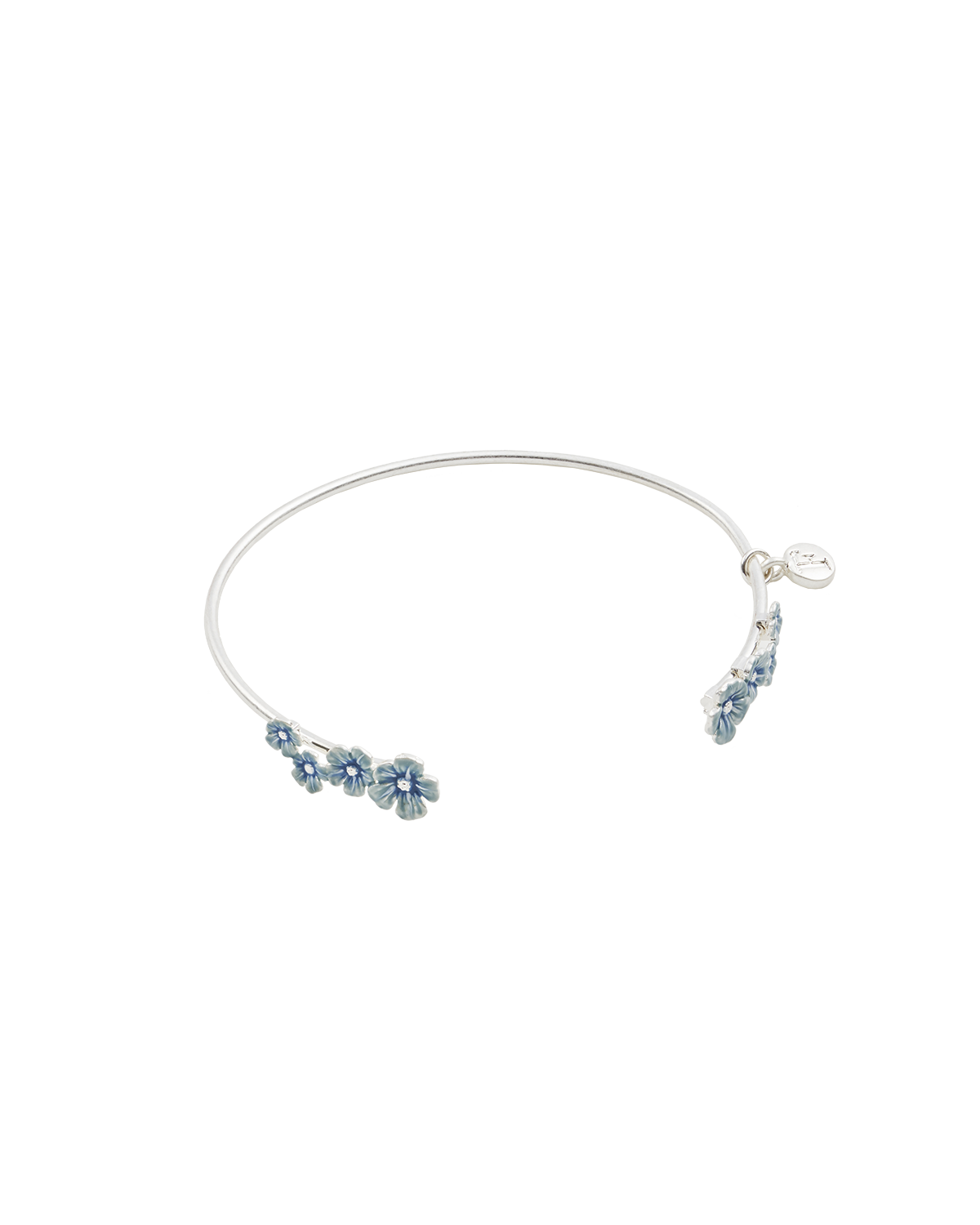 fable-england-forget-me-not-armreif-silber-emaille image 1