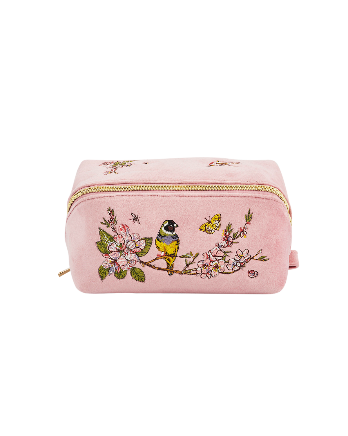 fable-england-pink-love-samt-kosmetiktasche-rosa image 1