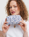 fable-england-blue-ditsy-pouch-kosmetiktasche-klein-blau image 2