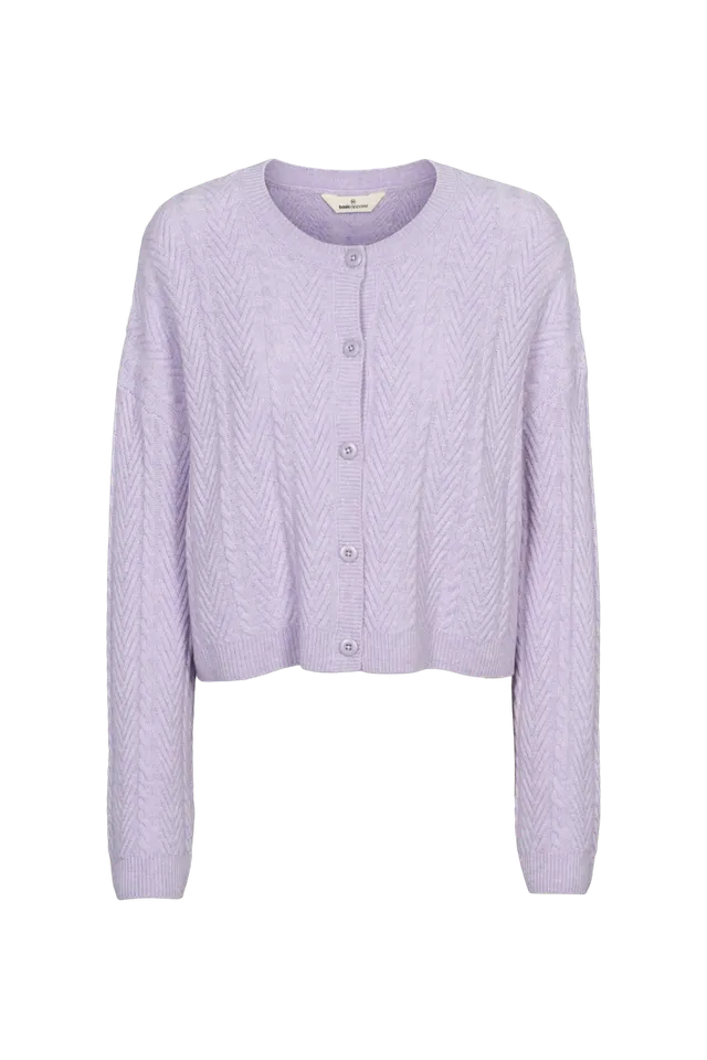 basic-apparel-selem-cardigan-violet-tulip-merinowolle image 1