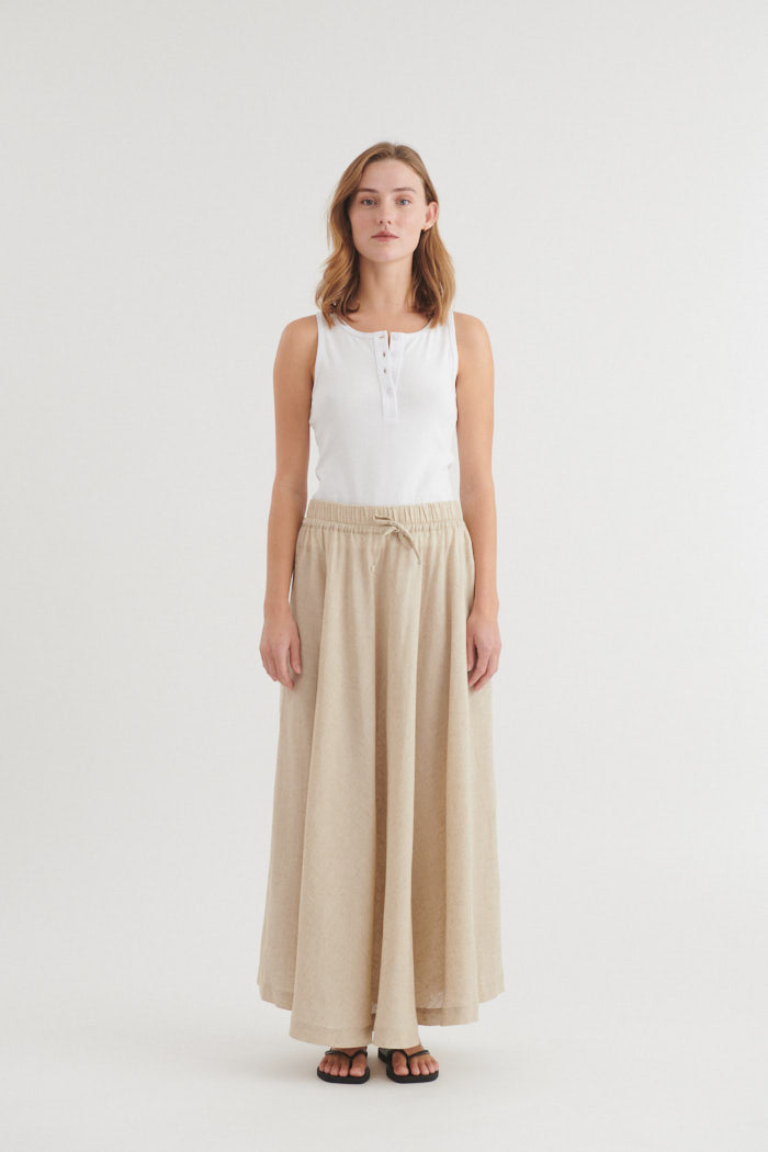 basic-apparel-carina-ba433-08-leinenrock-natural-melange-lang image 4