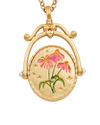 fable-england-echinacea-initial-kette-e-gold image 3