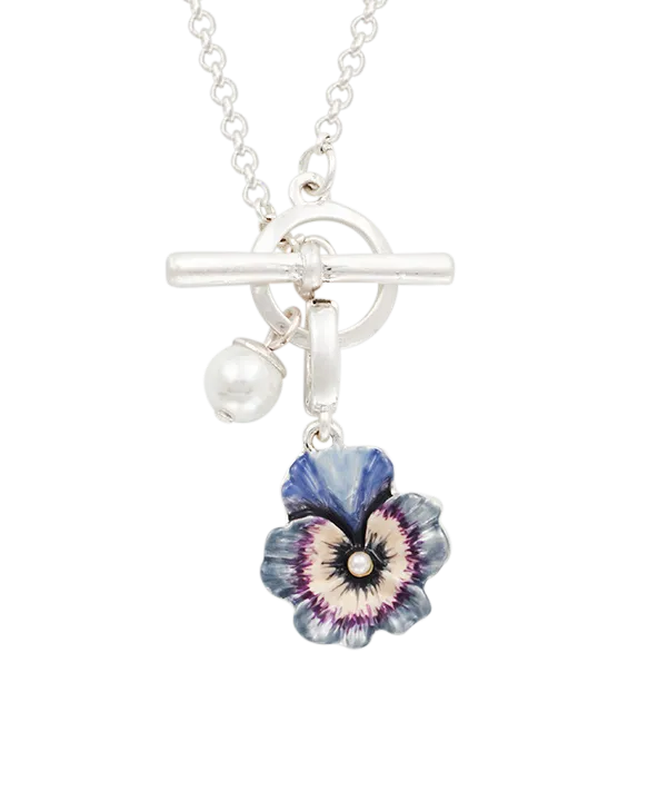 fable-england-pansy-pearl-toggle-halskette-silber image 1