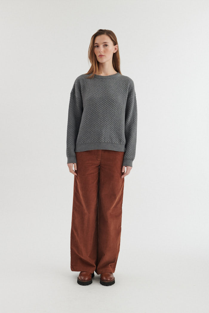 basic-apparel-lis-sweater-pullover-light-grey-mel-bio image 5