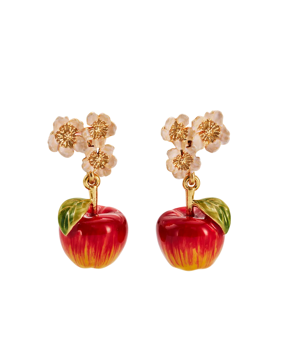 fable-england-jewellery-apple-blossom-ohrringe-gold-apfel image 1