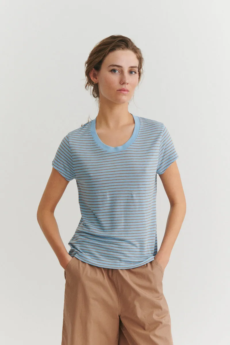 basic-apparel-ashly-ss-tee-t-shirt-dutch-canal-portabella-leinen image 1