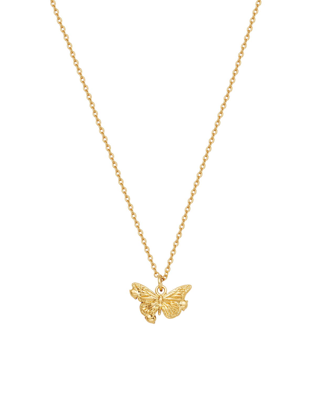 fable-england-hera-halskette-gold-schmetterling-burgunder image 5