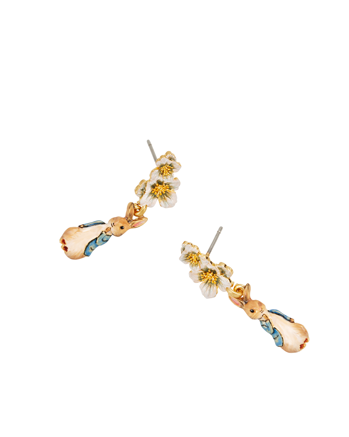 fable-england-x-peter-rabbit-floral-ohrringe-gold image 5