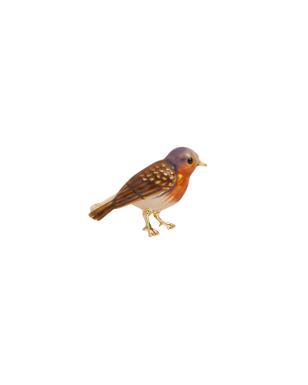 fable-england-robin-brosche-emaille-rotkehlchen-gold image 3