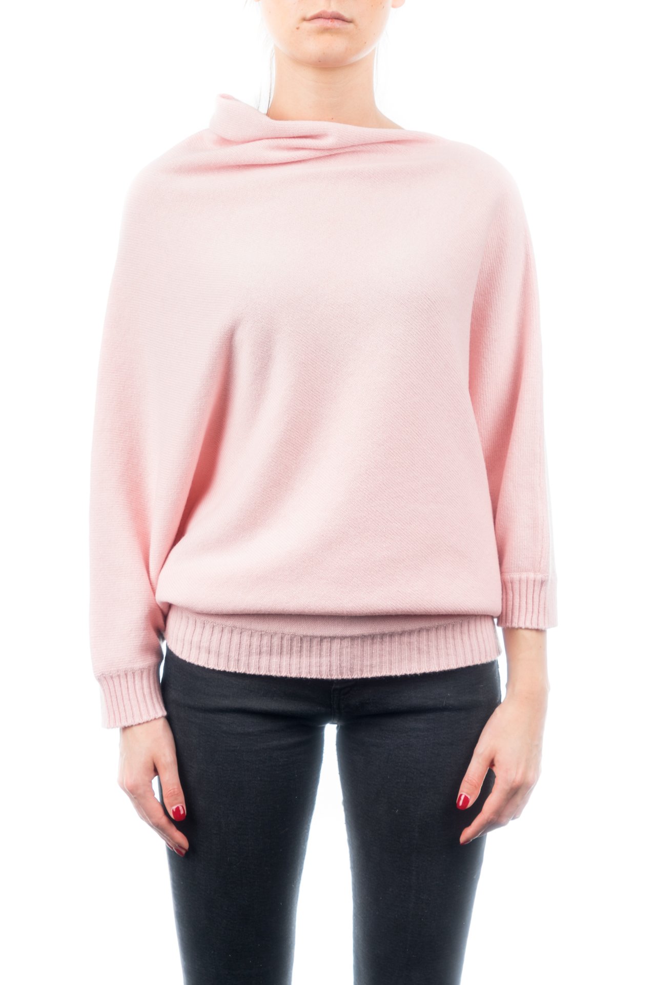 dalle-piane-cashmere-poncho-damen-blau-woll-kaschmir-strick image 6