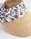 fable-england-tree-of-life-visor-sonnenvisor-raffia-monochrom image 4