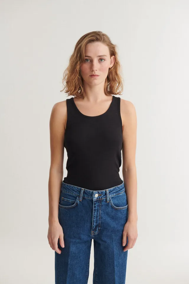 basic-apparel-ludmilla-tank-ba146-02-tanktop-schwarz-bio-baumwolle image 1