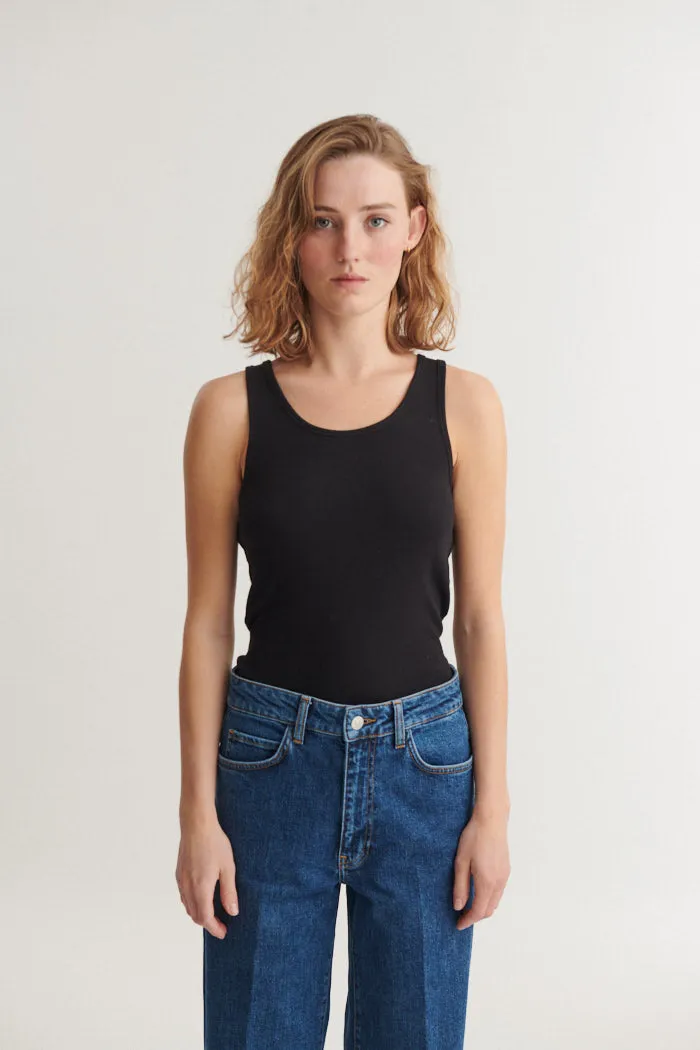 basic-apparel-ludmilla-tank-ba146-02-tanktop-schwarz-bio-baumwolle image 1