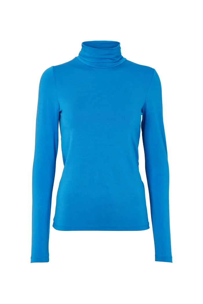 basic-apparel-joline-t-neck-princess-blue-tencel-rolli image 1