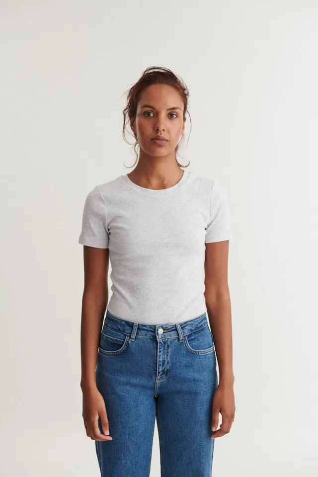 basic-apparel-ludmilla-ba146-10-t-shirt-light-grey-bio image 1