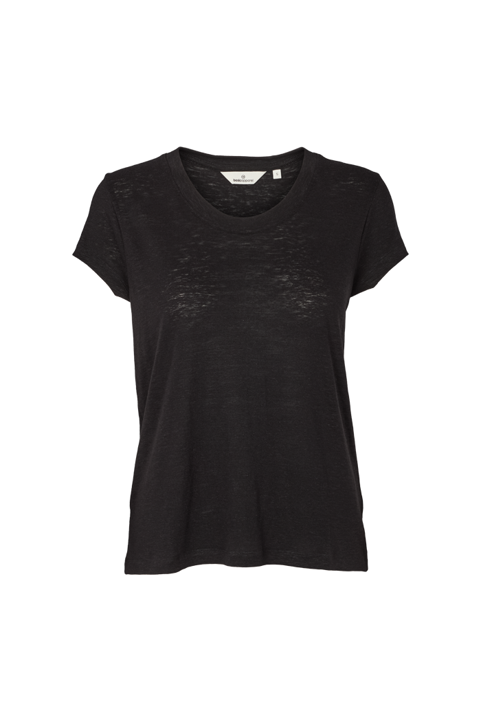 basic-apparel-ashly-ss-tee-t-shirt-schwarz-leinen-lyocell image 6