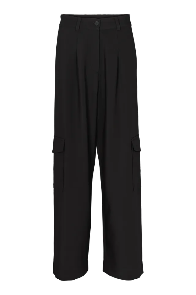 basic-apparel-sage-cargo-pants-cargohose-schwarz-recycelt image 1