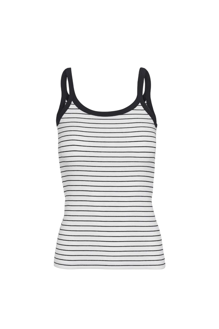 basic-apparel-ludmilla-strap-top-bright-white-bio-baumwolle image 1