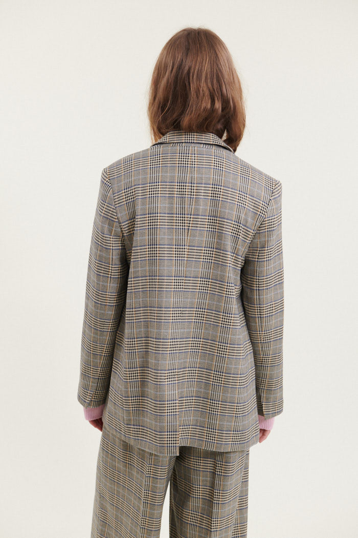 basic-apparel-marjorie-blazer-khaki-schwarz-gemustert image 3