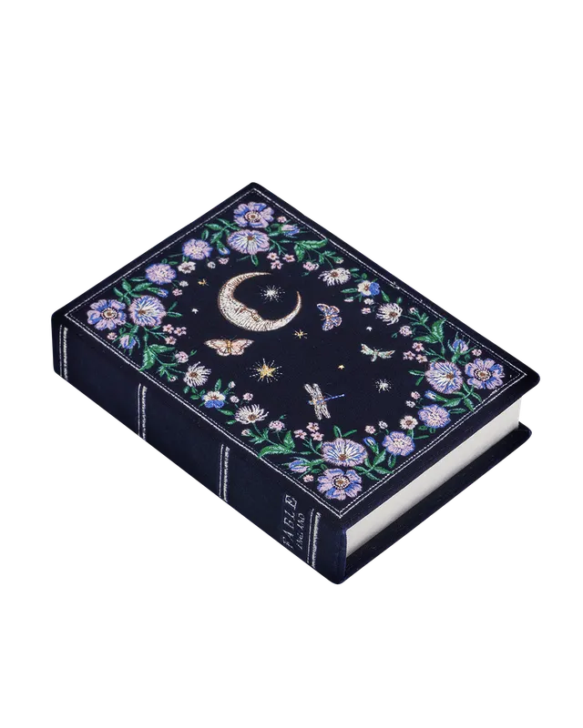 fable-england-marianne-midnight-garden-clutch-navy image 1