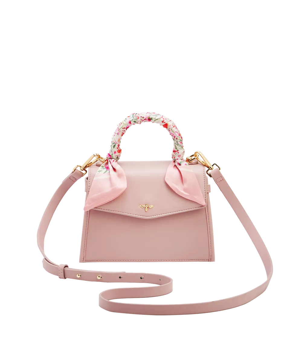 fable-england-structured-tote-tasche-rosa-klein-biene image 1