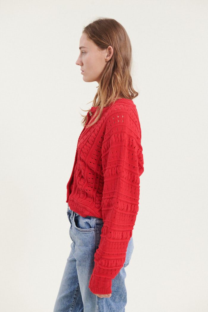 basic-apparel-winie-ba273-11-cardigan-high-risk-red-bio image 2