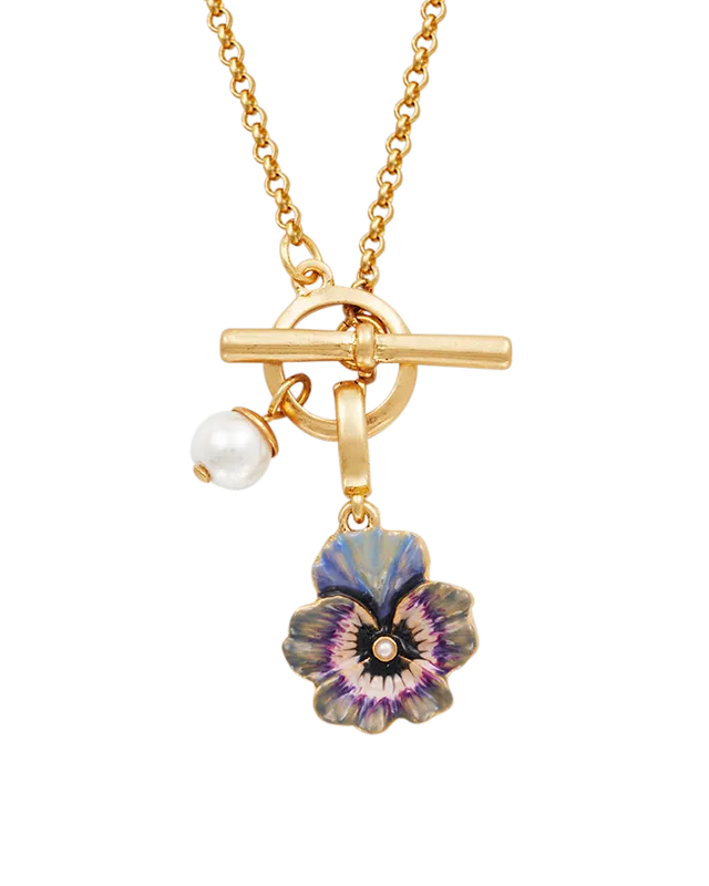 fable-england-pansy-pearl-halskette-gold-toggle image 1