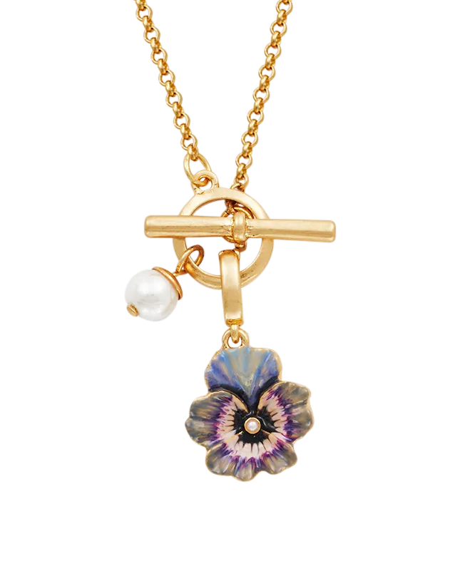 fable-england-pansy-pearl-halskette-gold-toggle image 1