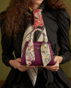 fable-england-floral-engravings-mini-plum-tote-handtasche image 2