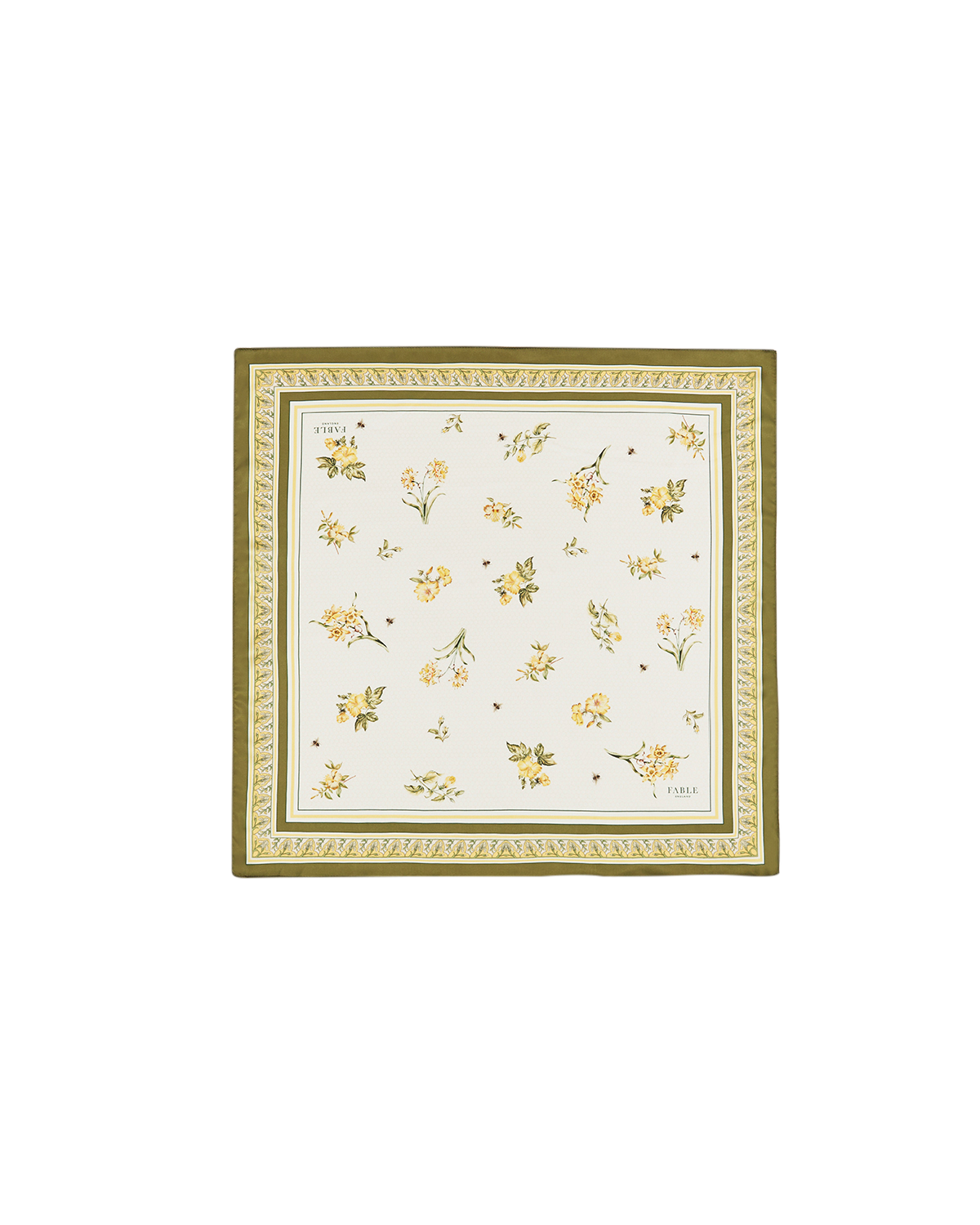 fable-england-nouveau-floral-square-tuch-gelb-blumen image 1