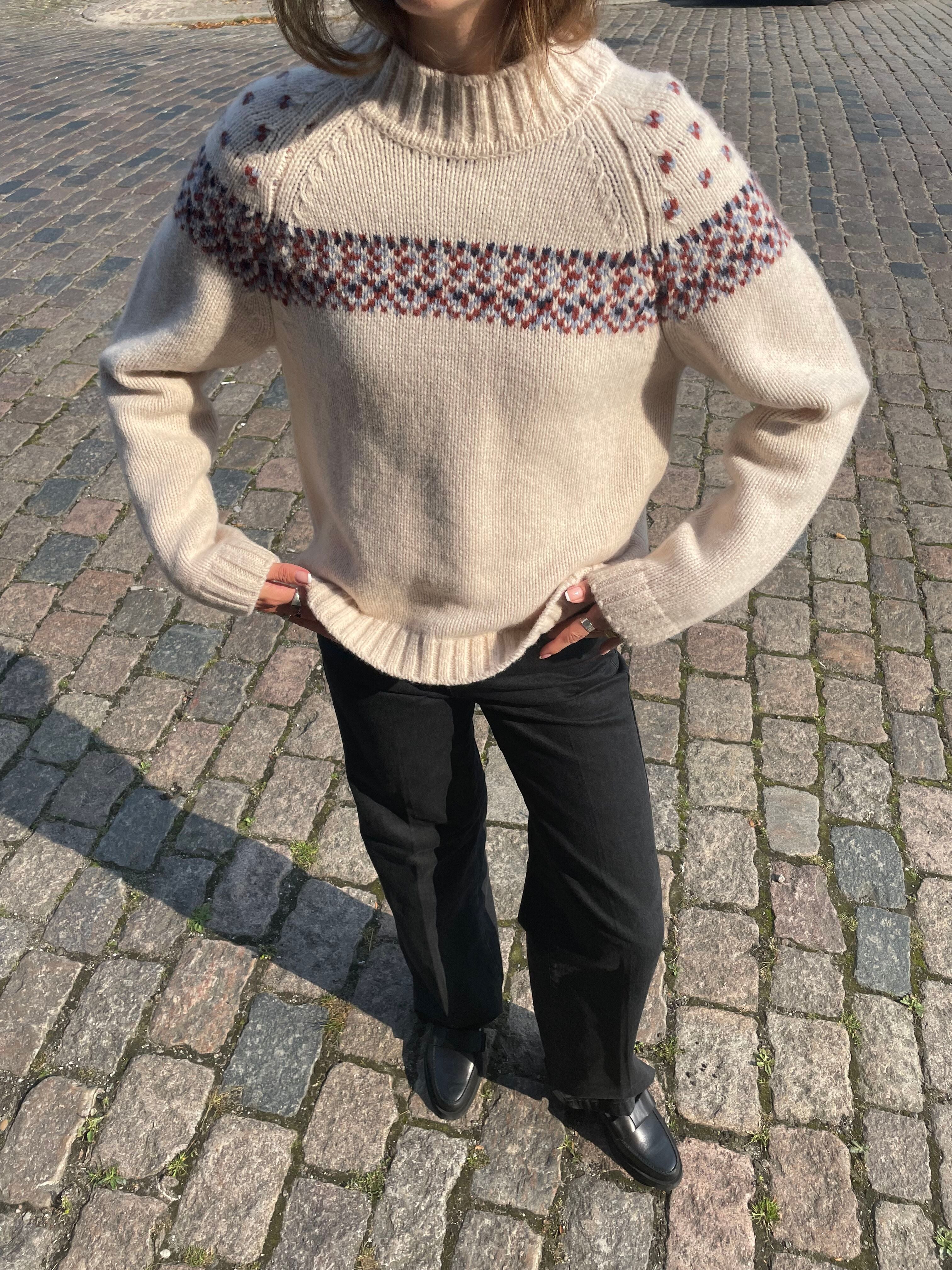 basic-apparel-blanche-sweater-wollpullover-bordeaux-wollmix image 7