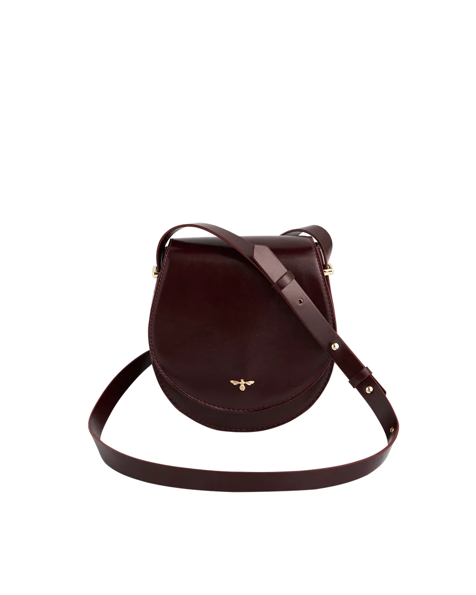 fable-england-cherry-red-saddle-bag-satteltasche-lack-kirschrot image 1