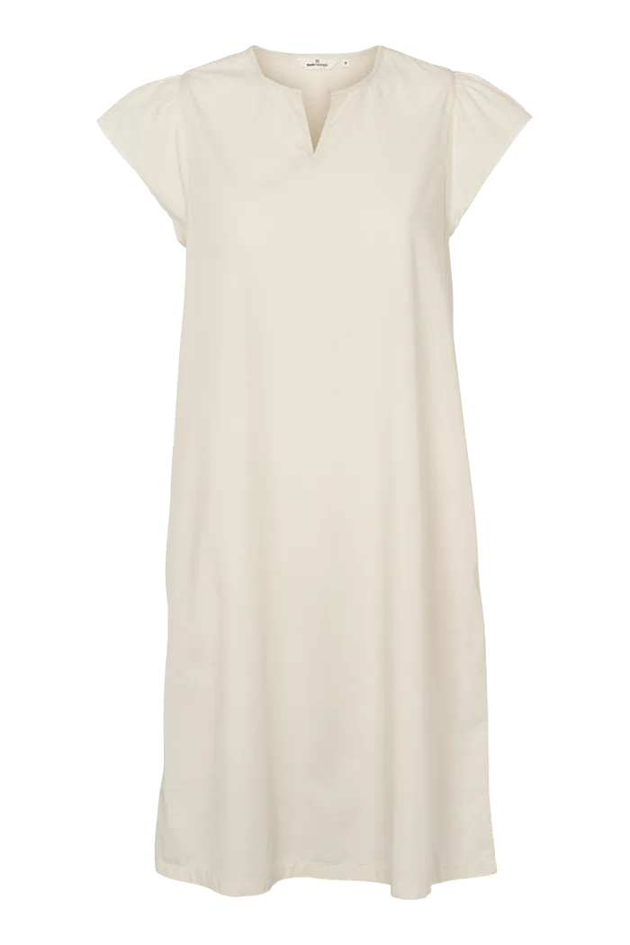 basic-apparel-silje-ss-dress-birch-bio-baumwolle image 1