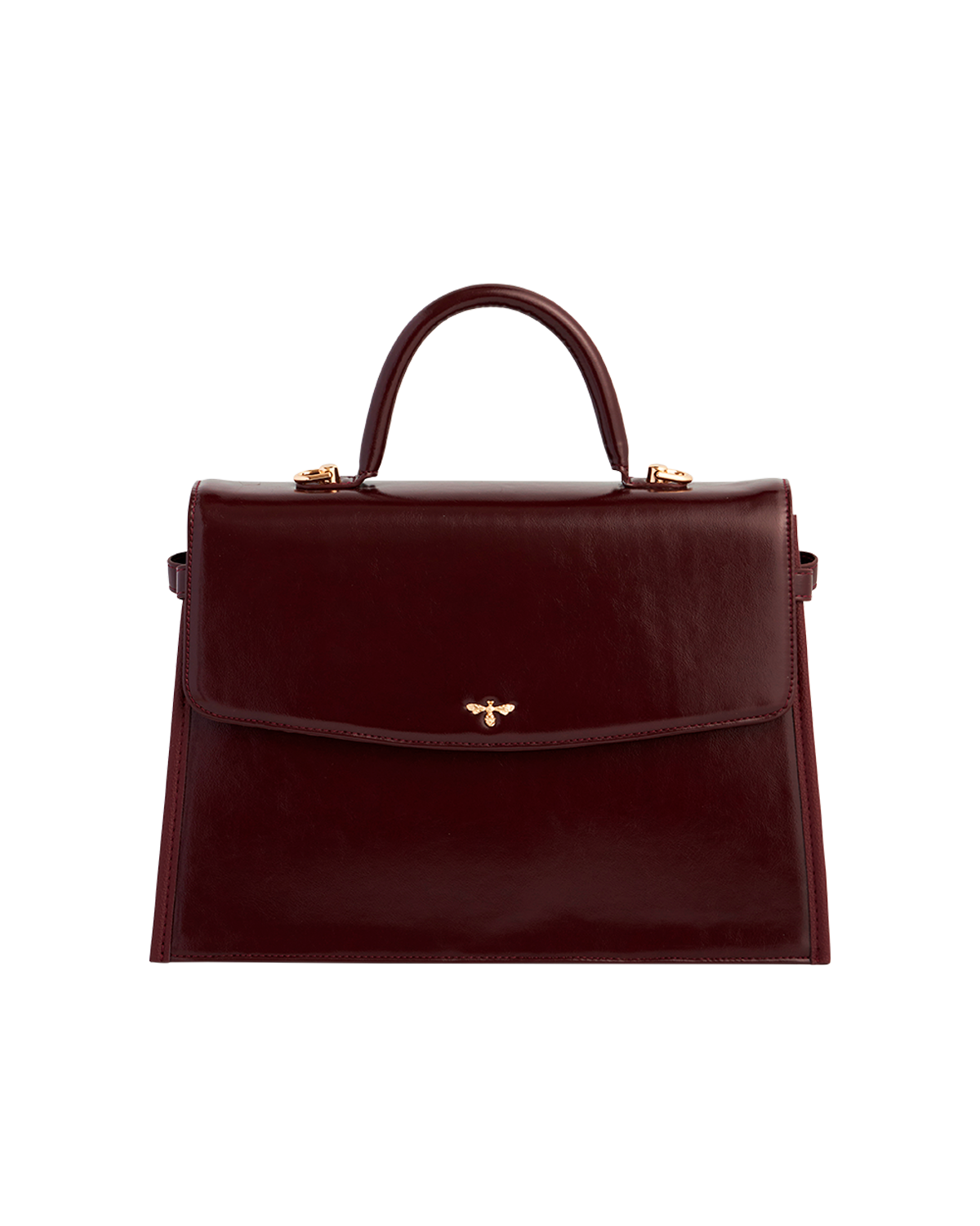 fable-england-cherry-red-tote-mittel-strukturiert-rot image 1