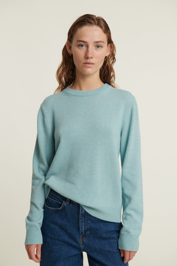 basic-apparel-cady-o-neck-pullover-damen-gossamer-green-wolle image 1