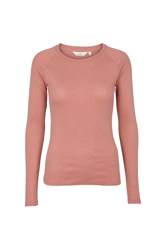 basic-apparel-arense-ls-tee-langarmshirt-old-rose-bio image 1