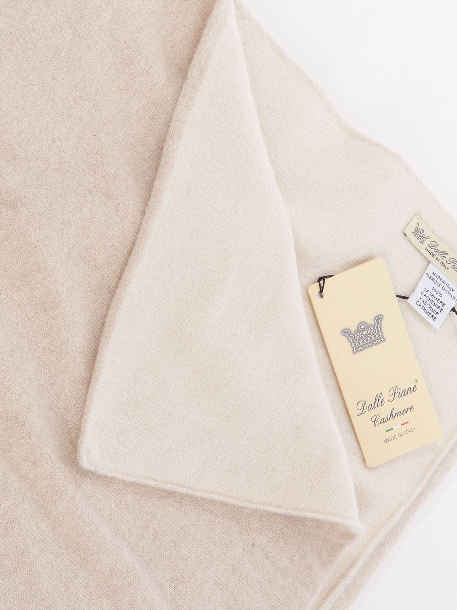 dalle-piane-cashmere-babydecke-bicolor-beige-85x85-kaschmir image 2