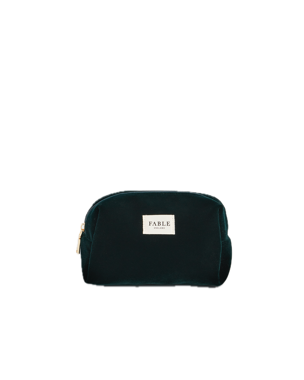 fable-england-kosmetiktasche-samt-waldgr-n-pouch image 1