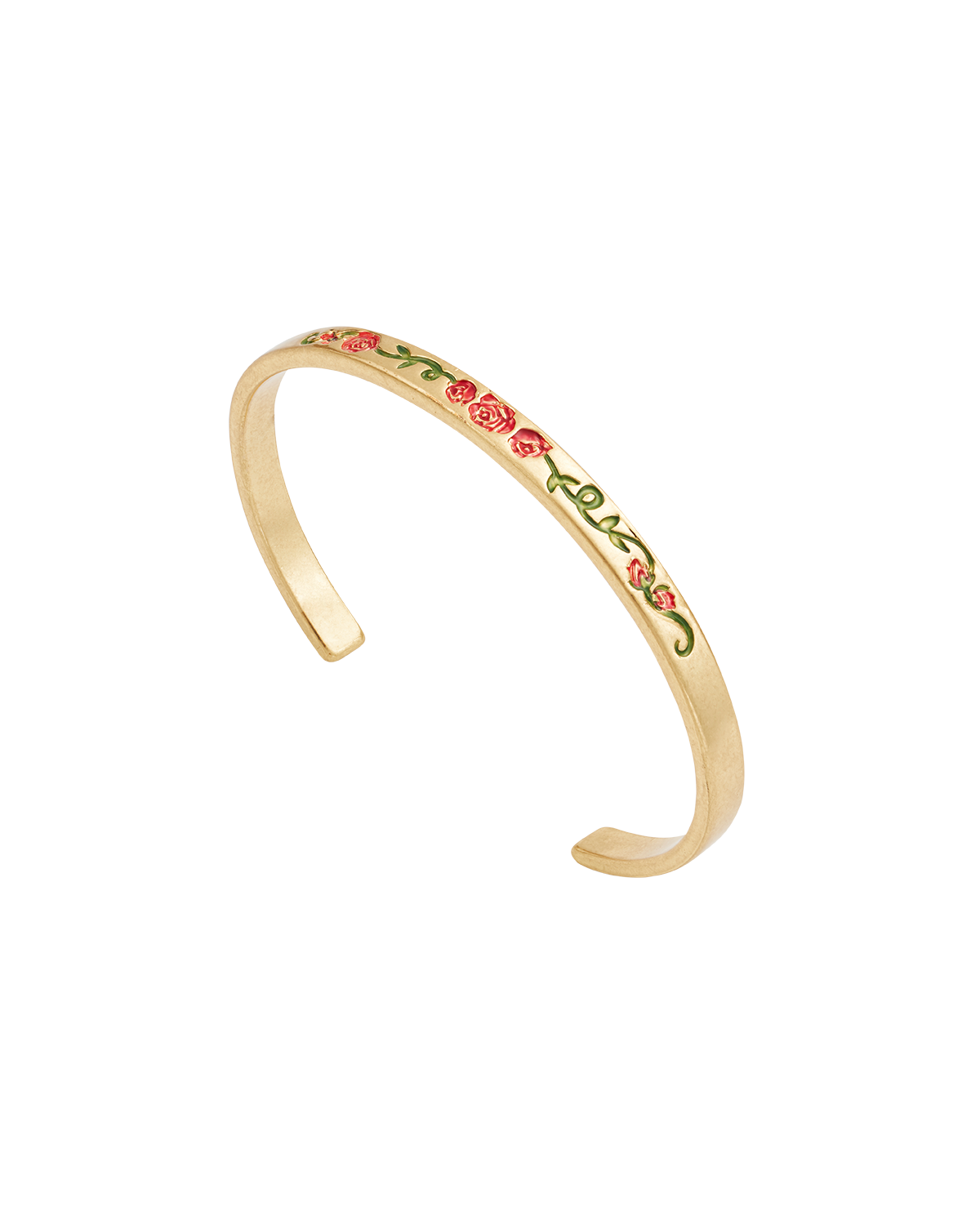 fable-england-english-rose-armreif-gold-mit-rosen image 1