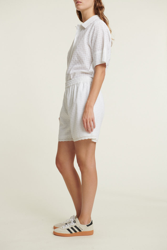 basic-apparel-adie-shorts-kurze-hose-bright-white-bio image 2